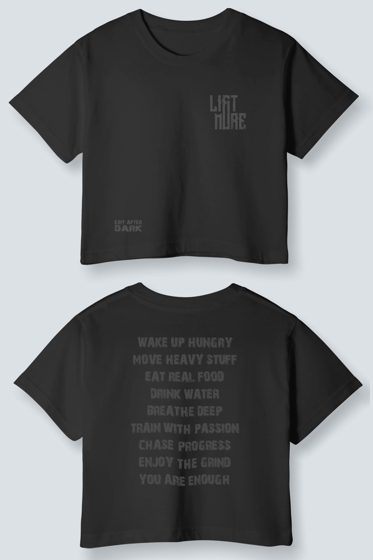 Athlete´s creed Crop Top Oversized