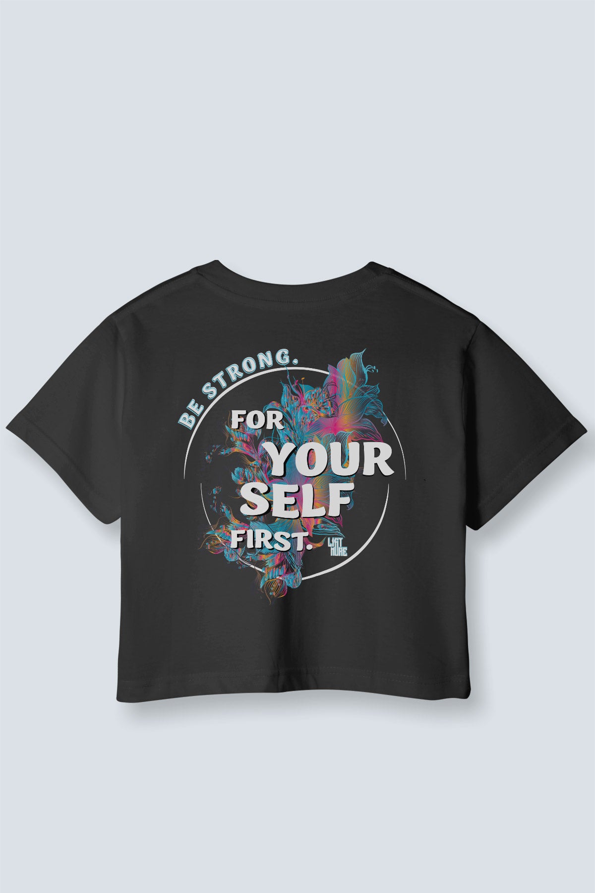 BE STRONG Crop Top Oversized