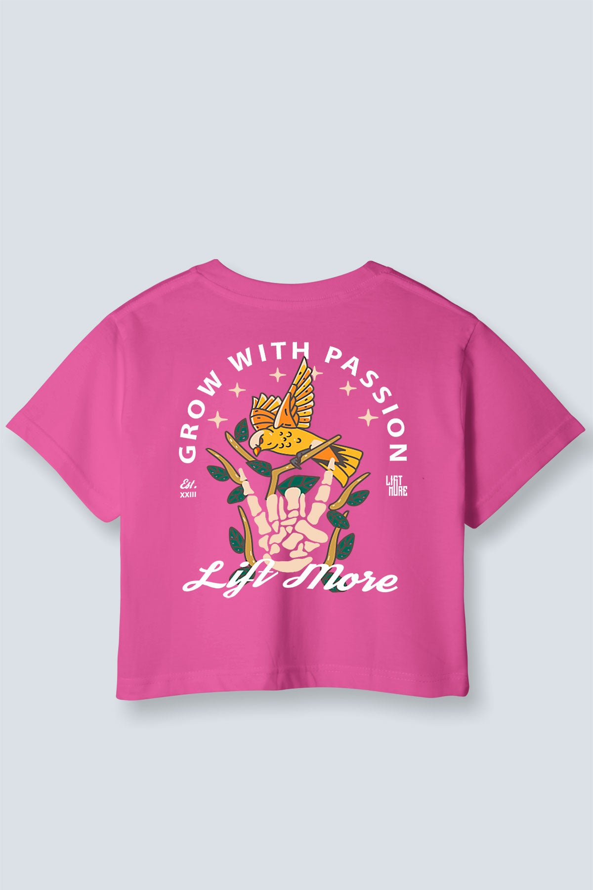 Grow with passion Crop Top Oversized