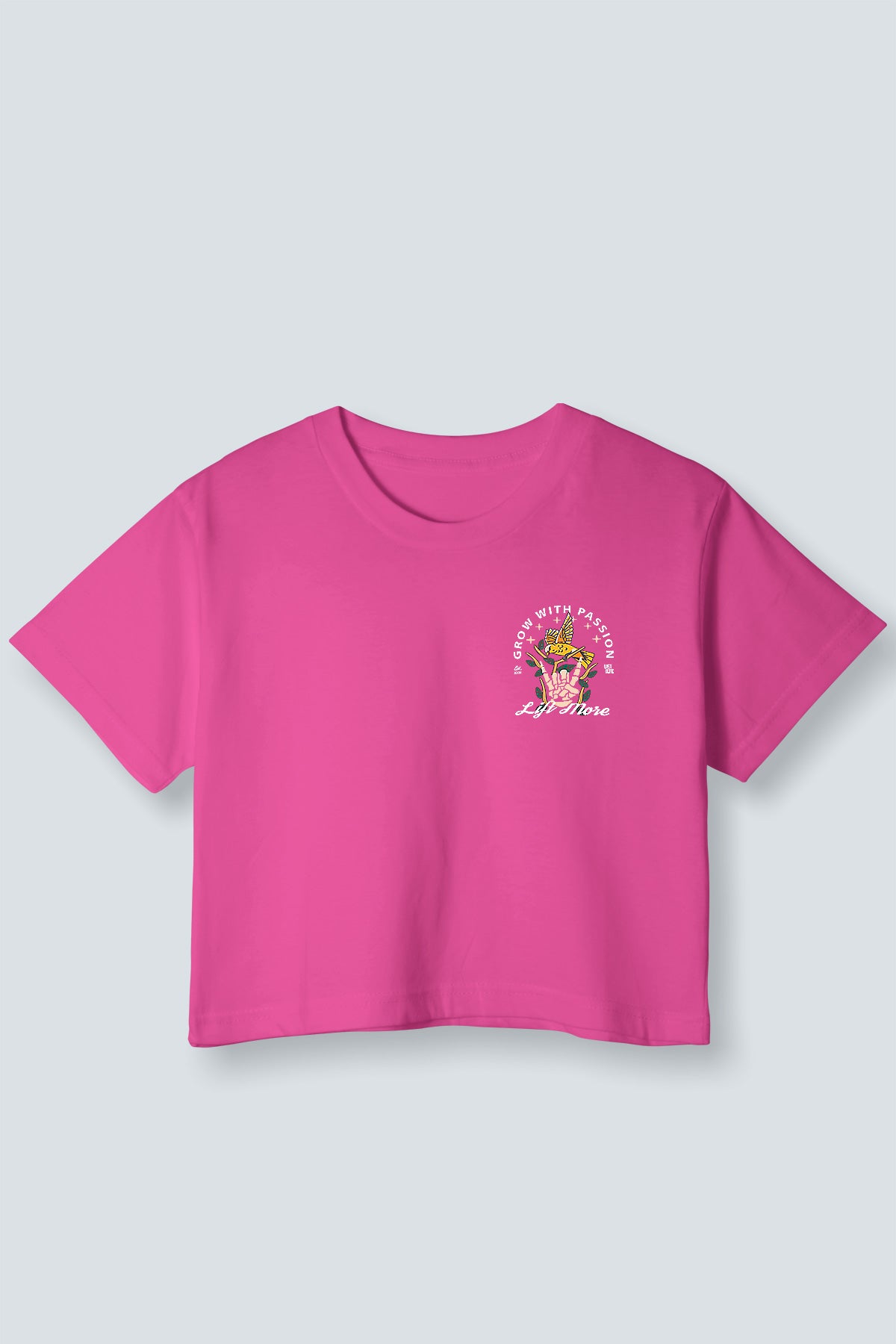 Grow with passion Crop Top Oversized