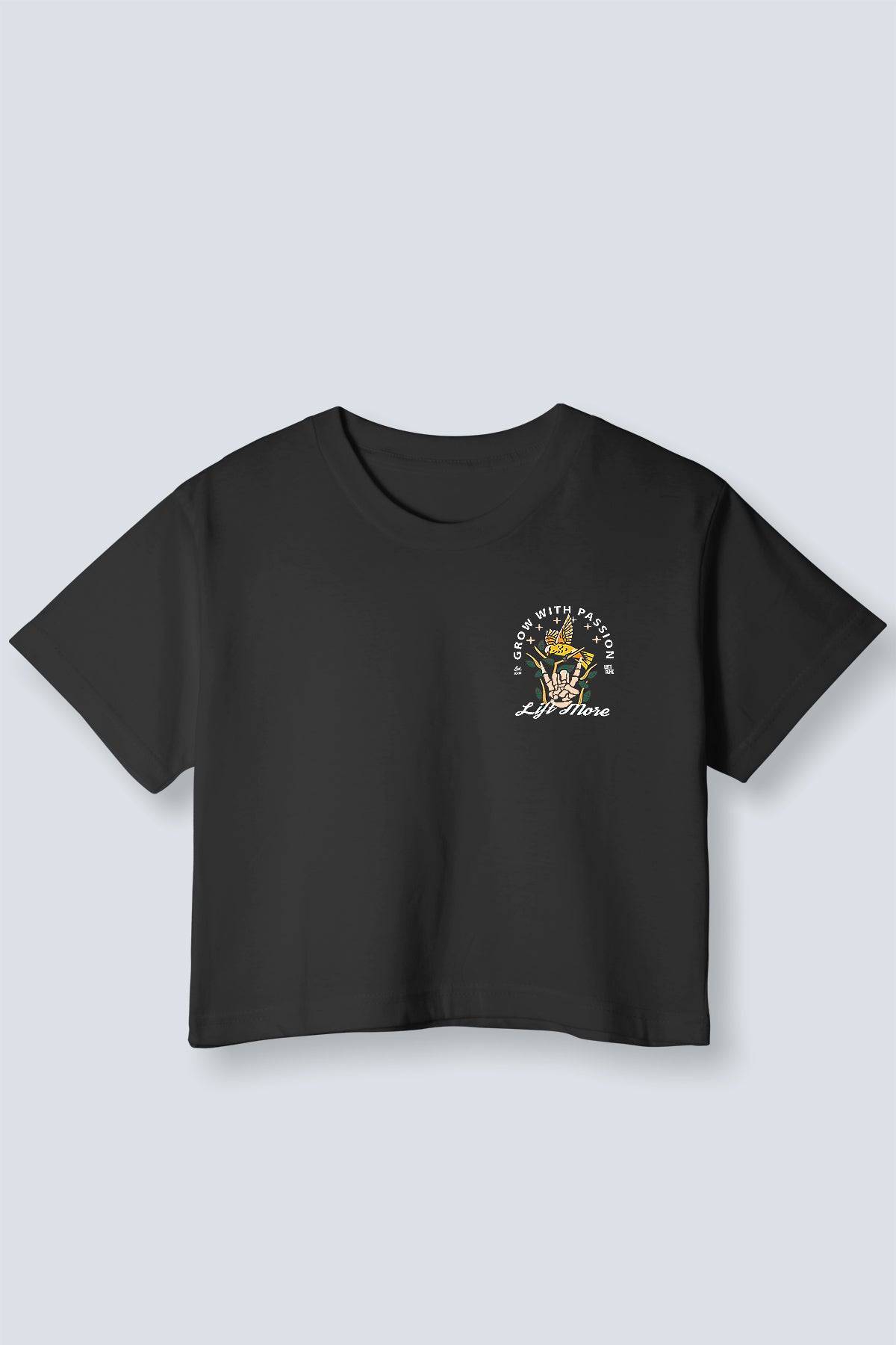 Grow with passion Crop Top Oversized