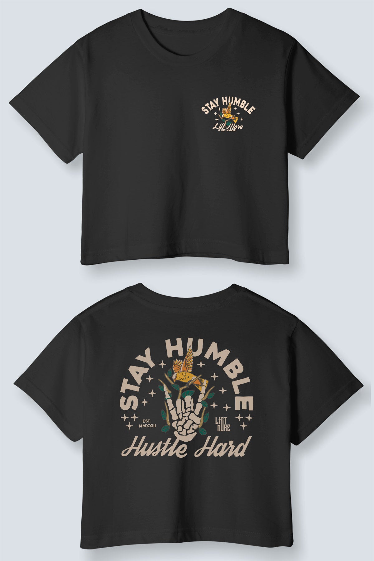 Hustle Crop Top Oversized