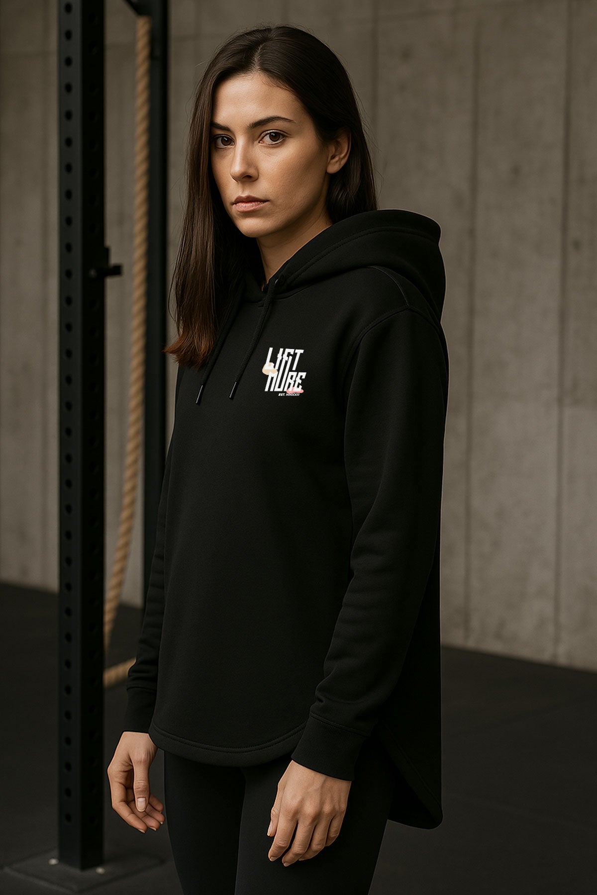 Dumbbells Lady Hoodie