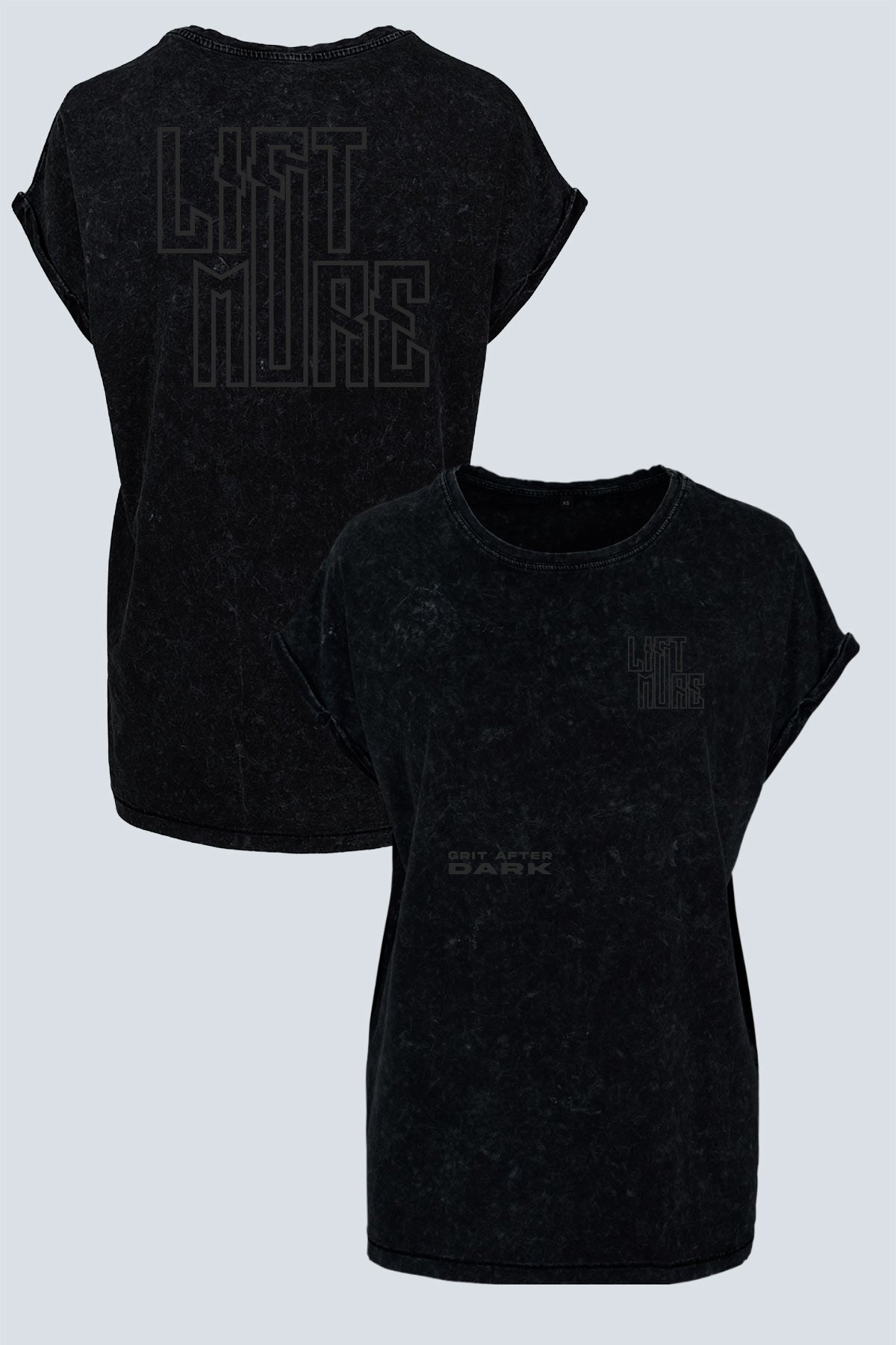 Grit after dark Acid Wash Tee