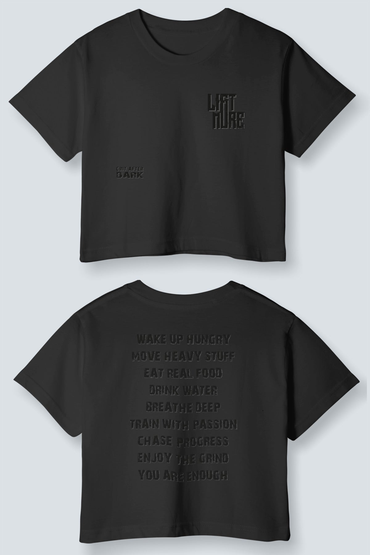 Athlete´s creed Crop Top Oversized