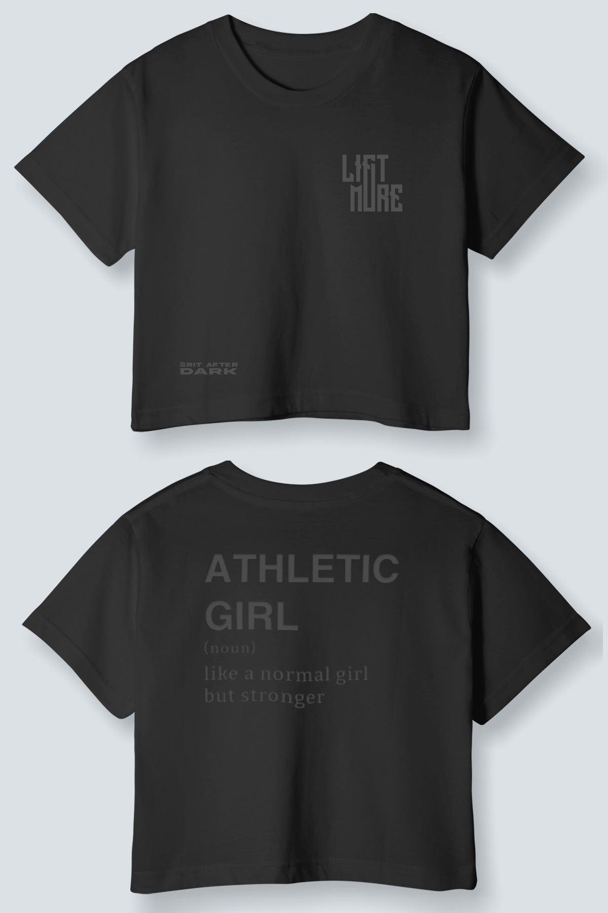 Athletic girl Crop Top Oversized