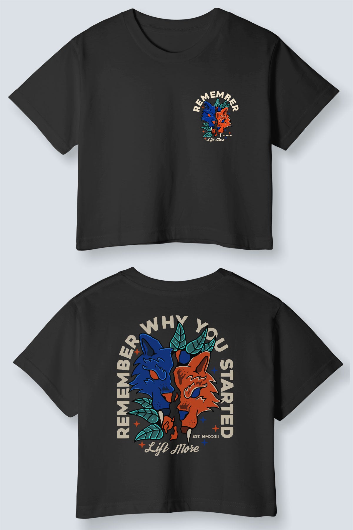 Remember Crop Top Oversized