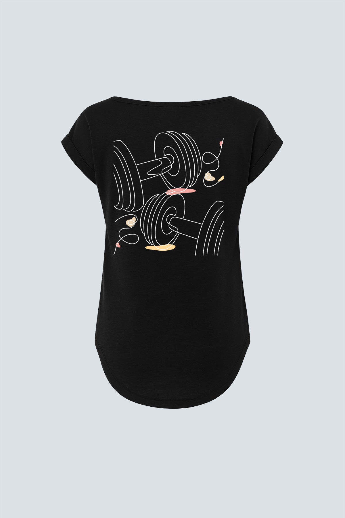 Dumbbells Lady Tee