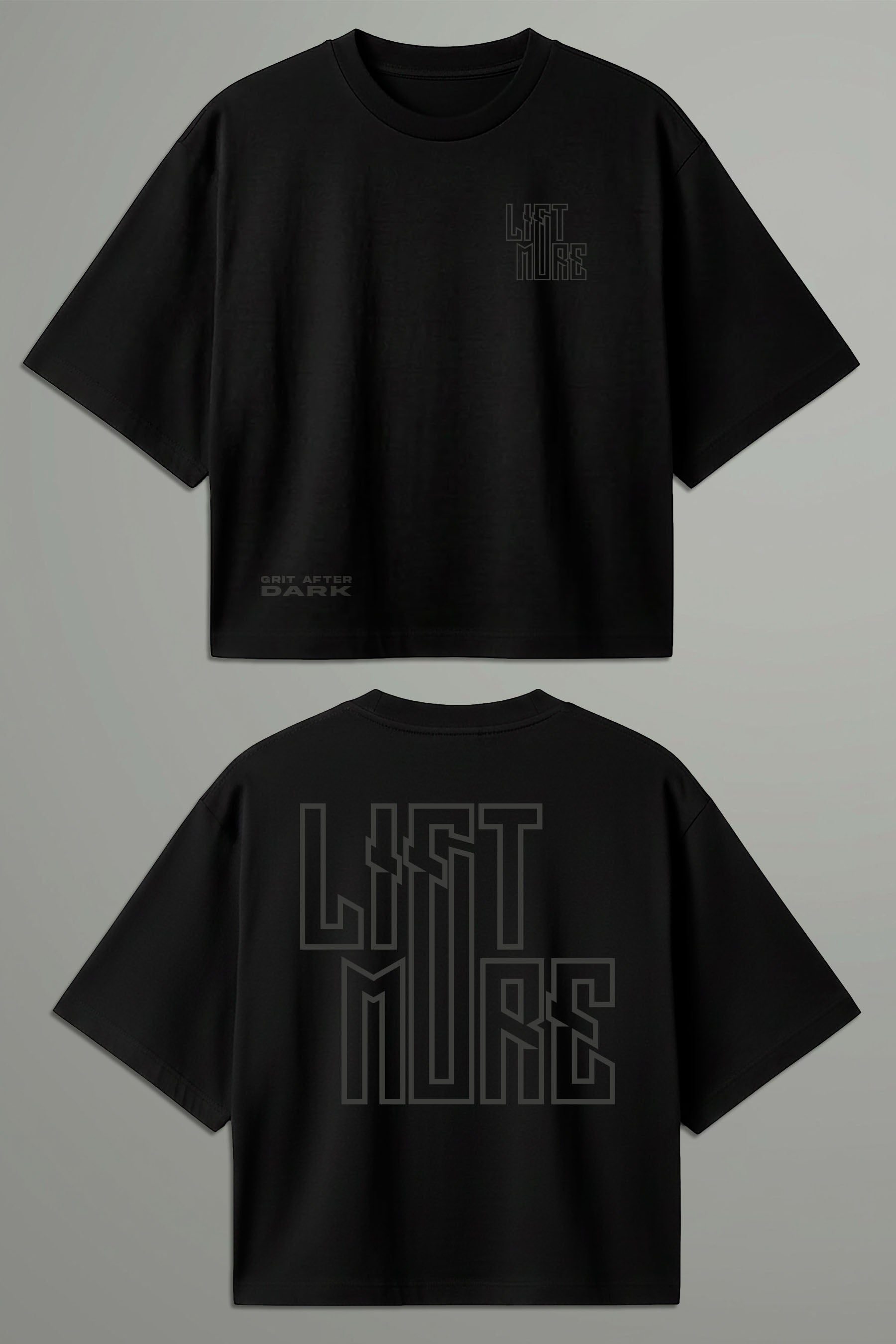 Grit after dark Crop Top